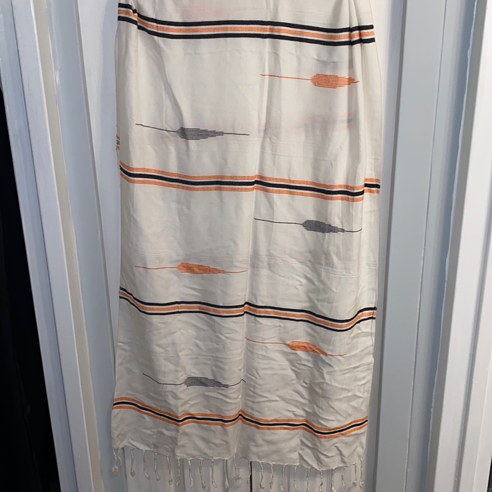 White Egyptian Scarf